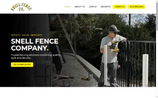 Snell Fence website