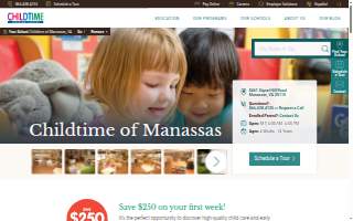 Childtime of Manassas website