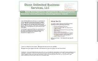 Dixon Unlimited Business Services, LLC website