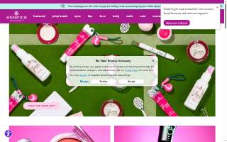 Essence Nail Spa website