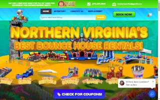 Lambert Bounce Parties of Manassas website