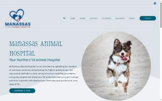 Manassas Animal Hospital of Manassas Park website