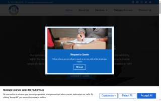 Medcare Couriers of Manassas website