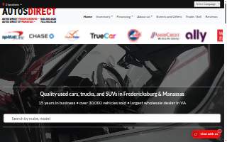 Autos Direct Of Manassas website