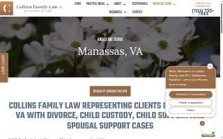 Collins Family Law P.C. website