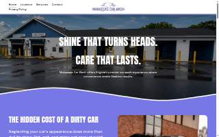 Manassas Car Wash website