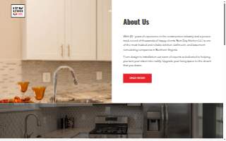 Next Day Kitchen website