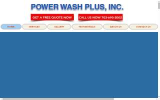 Power Wash Plus Inc of Manassas Park website