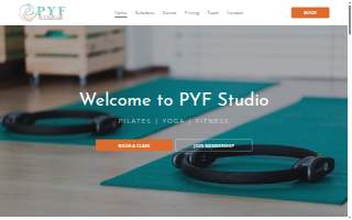 PYF Studio website