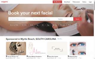 Salon De Nails & Spa website