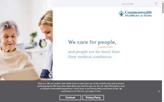 Commonwealth Healthcare at Home website