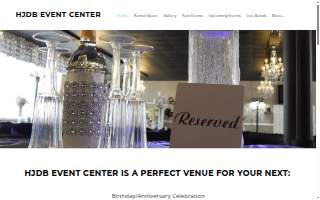 HJDB Event Center website
