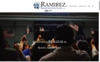Ramirez Immigration Law, PLLC of Martinsville website