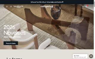 Calligaris Virginia website