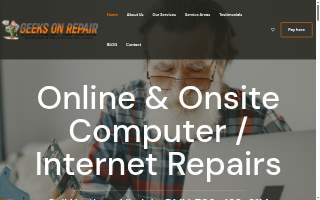 Geeks On Repair of McLean website