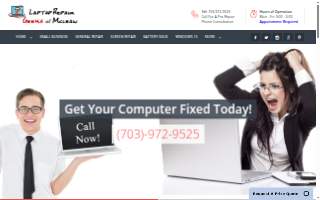 Laptop Repair Geeks of McLean website