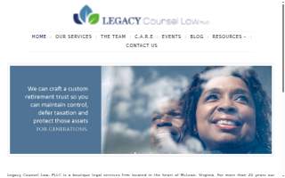 Legacy Counsel Law, PLLC website