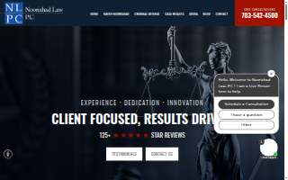 Noorishad Law PC website