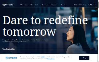 NTT Data website