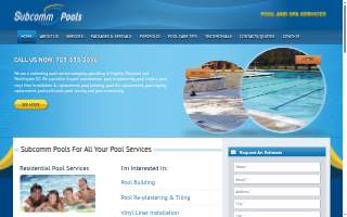 Subcomm Pools website