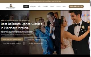 Tysons Ballroom Dance Center of McLean website