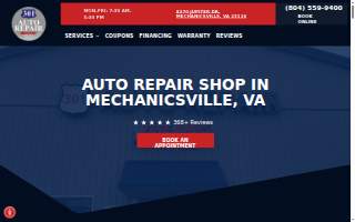 301 Auto Repair website