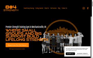 804 Strength website