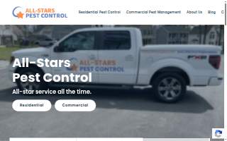All-Stars Pest Control website