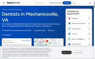 Aspen Dental - Mechanicsville website