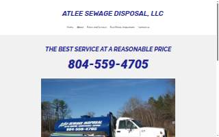 Atlee Sewage Disposal website