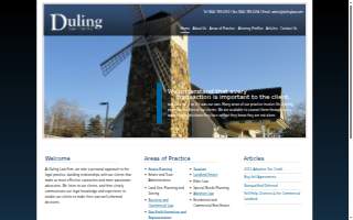 Duling Law Firm PLC website