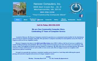 Hanover Computers Inc. website