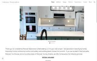 Hanover Restoration & Remodeling LLC website