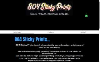 804 Sticky Prints website