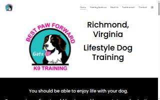 Best Paw Forward K9 Training website