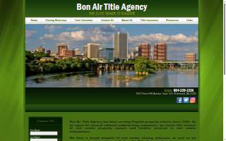 Bon Air Title Agency, Inc. website