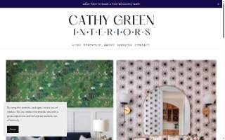 Cathy Green Interiors website