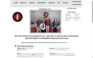 Compass Chiropractic LLC website