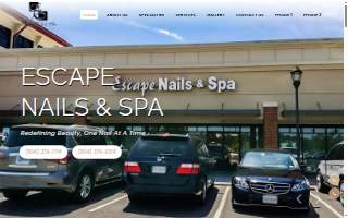 Escape Massage website