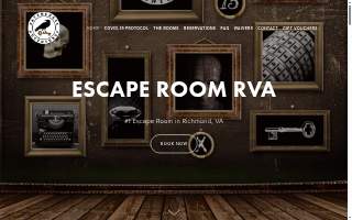 Escape Room RVA website