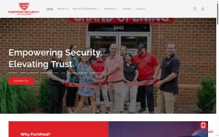 Fortified Security Solutions website