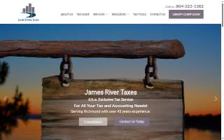 James River Taxes website