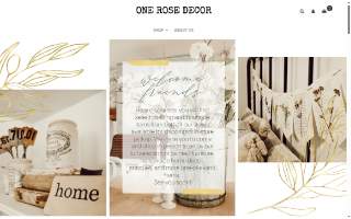 One Rose Decor website