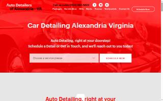 Auto Detailers of Alexandria website
