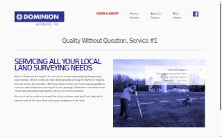 Dominion Surveyors Inc website
