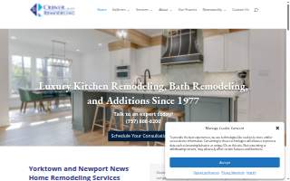 Criner Remodeling website