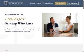 Hanger Law website