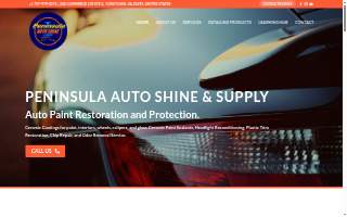 Peninsula Auto Shine & Supply website