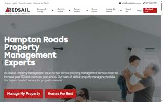RedSail Property Management website