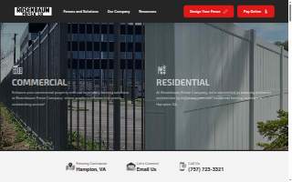 Rosenbaum Fence Company of Newport News website